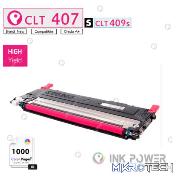 Inkpower Generic for Samsung CLT-K407S for use with Samsung CLP-320
