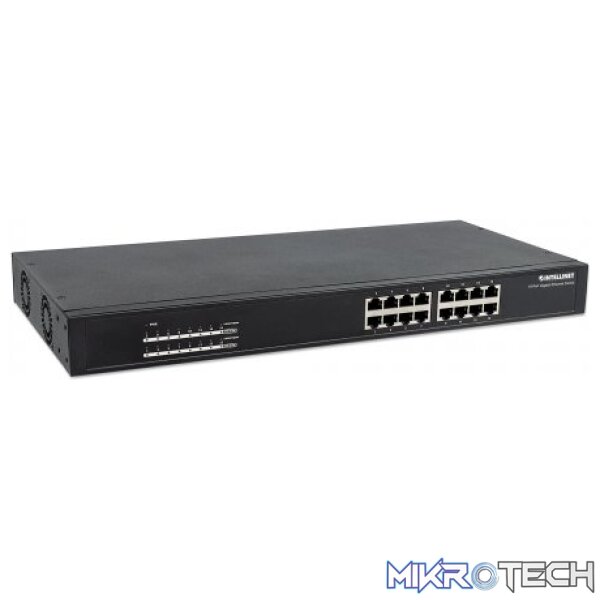 Intellinet 16-Port Gigabit Ethernet PoE+ Switch Intellinet 16-Port Gigabit Ethernet PoE+ Switch