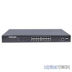 Intellinet 16-Port Gigabit Ethernet PoE+ Web-Managed Switch with 2 SFP Ports - Image 4
