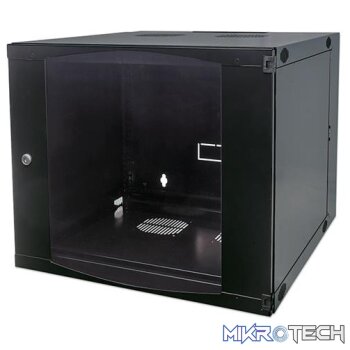 Intellinet 19 Inch Double Section 15u Wall Mount Cabinet-Flat Pack