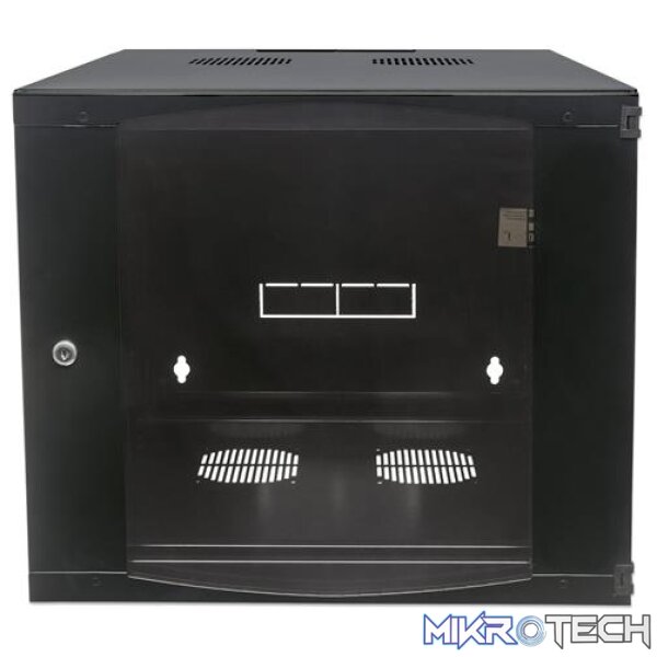 Intellinet 19 Inch Double Section 9u Wall Mount Cabinet - Image 2