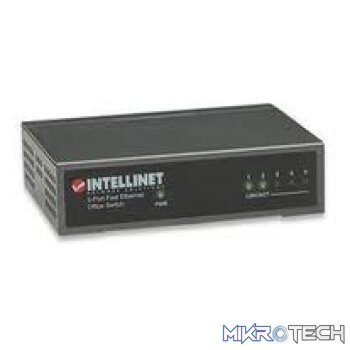 Intellinet 5 Port 10/100Mbps Desktop Metal case
