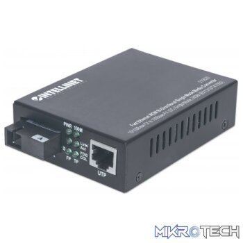 Intellinet Fast Ethernet WDM Bi-Directional Single Mode Media Converter