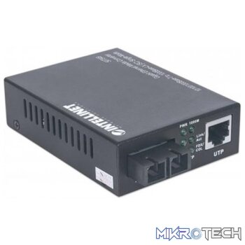 Intellinet Gigabit Ethernet Single Mode Media Converter