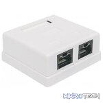 Intellinet Locking Cat6 UTP Mount Box