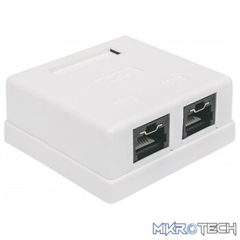 Intellinet Locking Cat6 UTP Mount Box