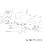 j5create JCA374 Minidocking USB 3.0 Type-C Universal Docking Station - Image 2