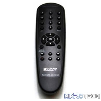 Kguard 4 Channel 960H DVR Remote Control