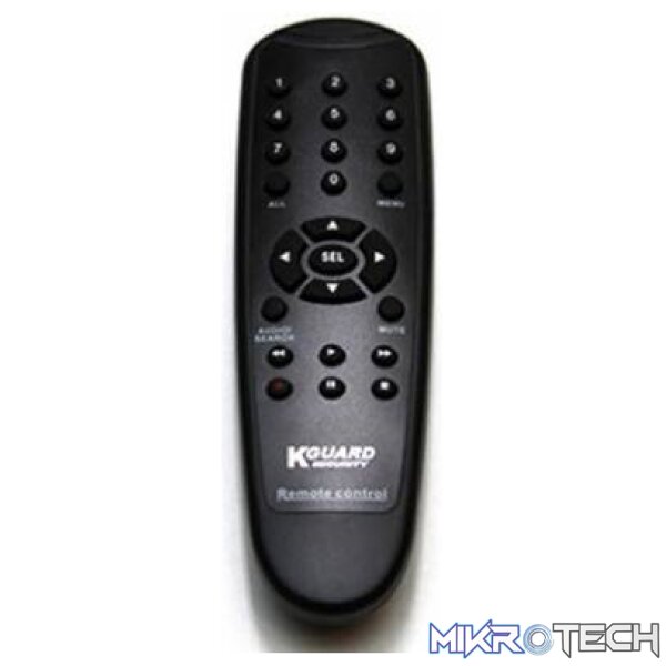 Kguard 4 Channel 960H DVR Remote Control Kguard 4 Channel 960H DVR Remote Control