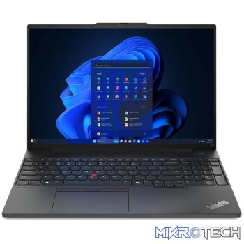 LENOVO ThinkPad E16 Gen 2 |Ultra 5-125U|BLACK|16'' WUXGA|16GB DDR5 SD|512GB NVMe SSD|RJ45|BLT KB|3yr Onsite|WIN11 Pro