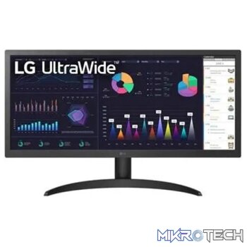 LG 26WQ500 UltraWide Full HD (2560x1080) IPS Monitor with AMD FreeSync; HDR10; 75Hz