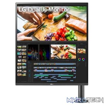 LG 28 Inch 28MQ780-B SDQHD Nano IPS DualUp Monitor with Ergo Stand