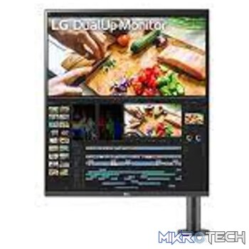 LG 28MQ780 28'' SDQHD DualUp Monitor with Ergo Stand; Nano IPS; HDR10; 1x DisplayPort; 1x USB-C; 1x HDMI; Speaker; 100x 100 Wall
