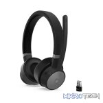 Lenovo Go Wireless ANC, Wired & Wireless, Office/Call center, 20 - 20000 Hz, 230 g, Headset, Black - Image 9