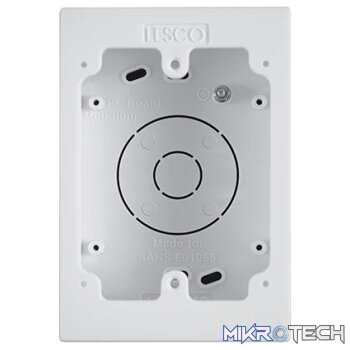 Lesco Extension Box with Closed Back 100×50 PVC White