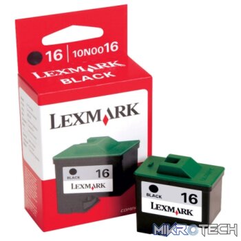 Lexmark #16 H/RES Black Cartridge