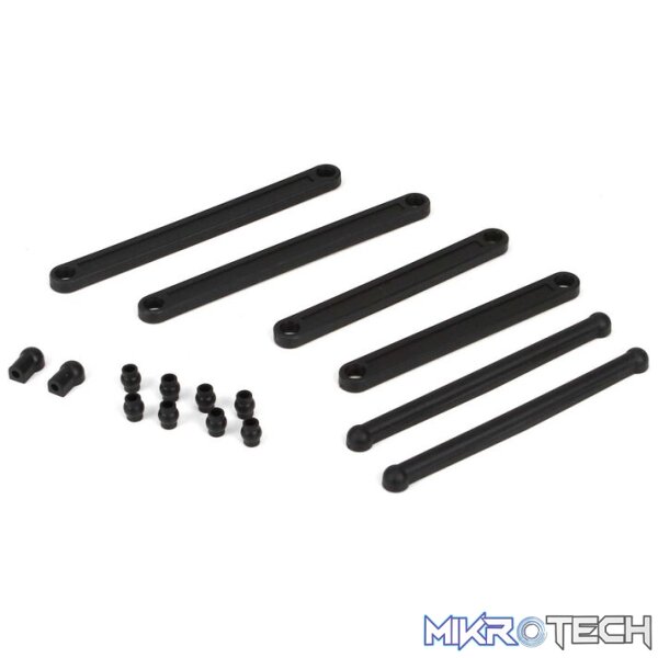 Link Set Plastic: 1:10 2wd Cir/Ruc/Tor Link Set Plastic: 1:10 2wd Cir/Ruc/Tor