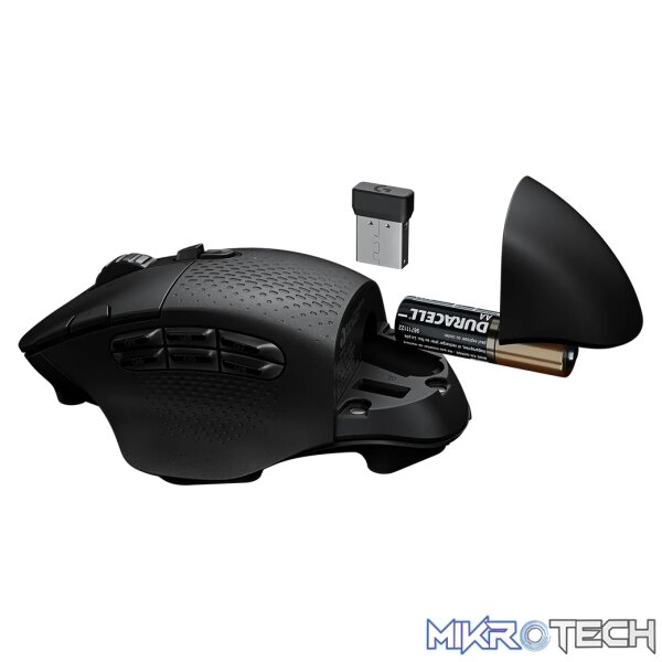 Logitech G G604 LIGHTSPEED Wireless Gaming Mouse, Right-hand, Optical, RF Wireless + Bluetooth, 25600 DPI, 1 ms, Black - Image 11