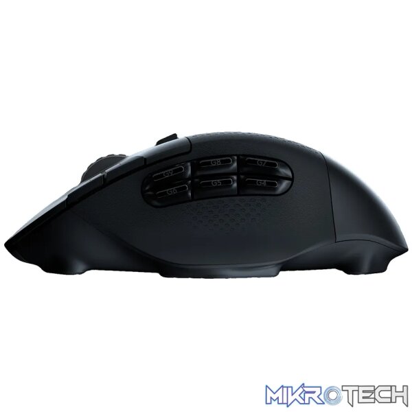 Logitech G G604 LIGHTSPEED Wireless Gaming Mouse, Right-hand, Optical, RF Wireless + Bluetooth, 25600 DPI, 1 ms, Black - Image 8
