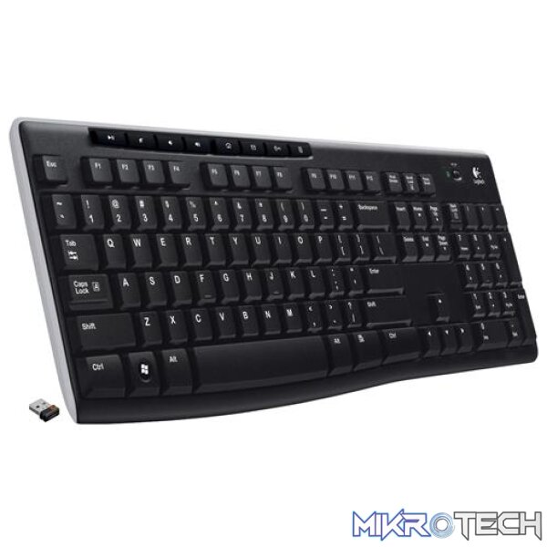 Logitech K270 Wireless Keyboard -Full-size layout with unifying receiver Logitech K270 Wireless Keyboard -Full-size layout with unifying receiver