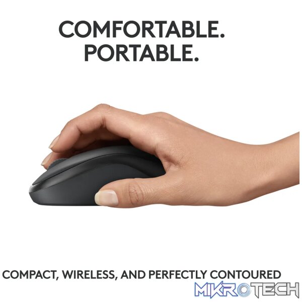 Logitech M240, Ambidextrous, Bluetooth, Graphite - Image 5