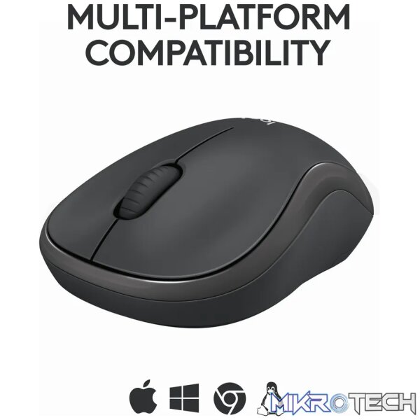 Logitech M240, Ambidextrous, Bluetooth, Graphite - Image 6