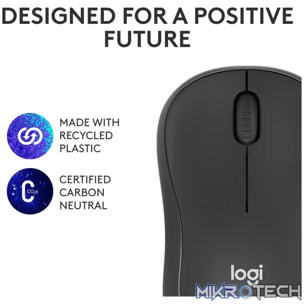 Logitech M240, Ambidextrous, Bluetooth, Graphite - Image 8