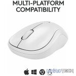 Logitech M240, Ambidextrous, Bluetooth, White - Image 6