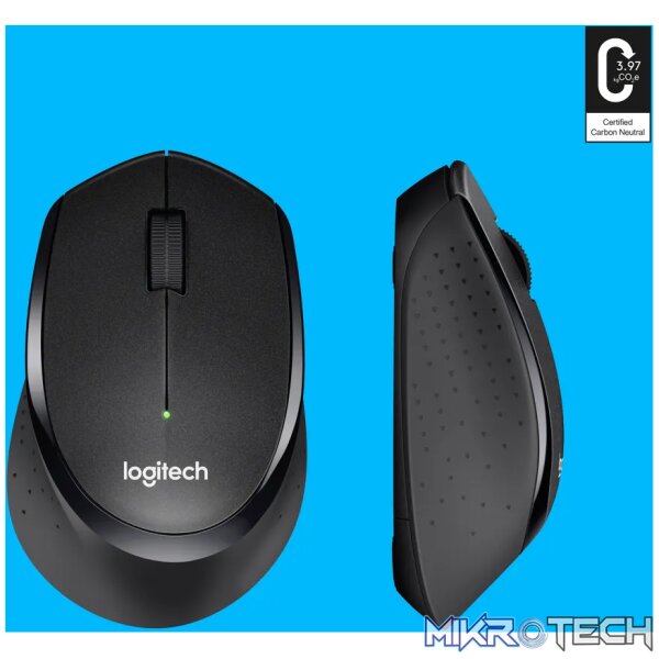 Logitech M330 SILENT PLUS, Right-hand, Mechanical, RF Wireless, 1000 DPI, Black - Image 12