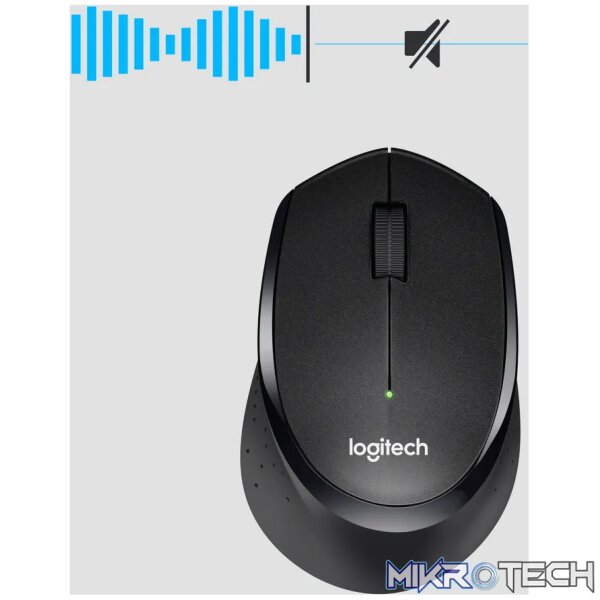 Logitech M330 SILENT PLUS, Right-hand, Mechanical, RF Wireless, 1000 DPI, Black - Image 14