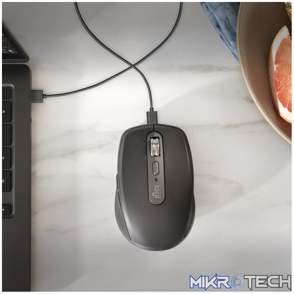 Logitech MX Anywhere 3S, Right-hand, Laser, RF Wireless + Bluetooth, 8000 DPI, Graphite - Image 16