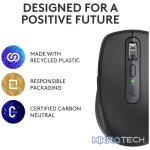 Logitech MX Anywhere 3S, Right-hand, Laser, RF Wireless + Bluetooth, 8000 DPI, Graphite - Image 10