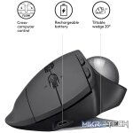 Logitech MX Ergo, Right-hand, Trackball, RF Wireless + Bluetooth, 440 DPI, Graphite - Image 9