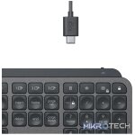 Logitech MX Keys Advanced Wireless Illuminated Keyboard, Full-size (100%), RF Wireless + Bluetooth, QWERTY, Graphite - Image 6