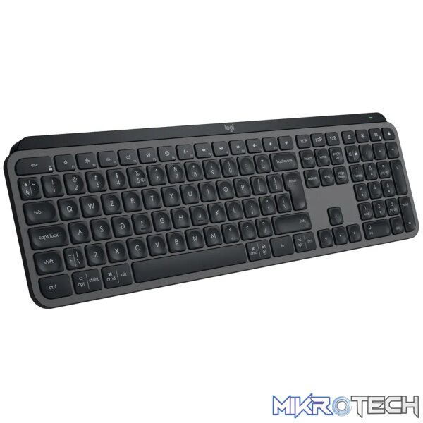 Logitech MX Keys S, Wireless, RF Wireless + Bluetooth, Scissor key switch, QWERTY, LED, Graphite - Image 11