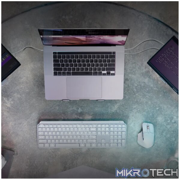 Logitech MX Keys S, Wireless, RF Wireless + Bluetooth, Scissor key switch, QWERTY, LED, Graphite - Image 26