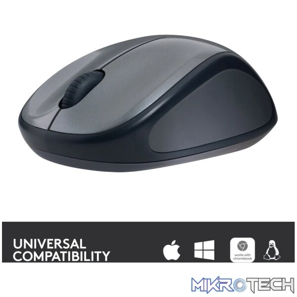Logitech Wireless Mouse M325, Ambidextrous, Optical, RF Wireless, 1000 DPI, Black - Image 9