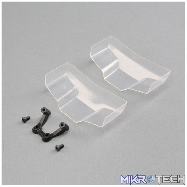 Low Front Wing Clear with Mount (2) Low Front Wing Clear with Mount (2)