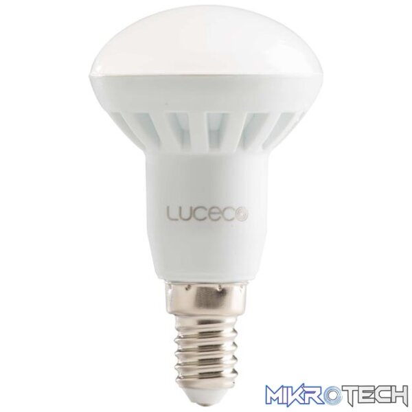Luceco R63 E27 7W - Warm White - 550 Lumens - 5700K Colour Temperature Luceco R63 E27 7W - Warm White - 550 Lumens - 5700K Colour Temperature