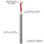 Roxtone - Cable Round 2-Core Overall Screen 3.3Mm Od 200M - Image 2