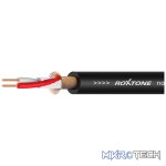 Roxtone - Microphone Cable 2Core + Screen Black 100M