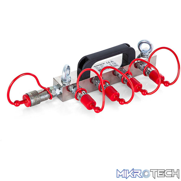 MFX1159 Magic Fx - Co2 High Pressure Distrib. Block (4X 3/8 Hose In,1X 3/8 Out) - Image 1