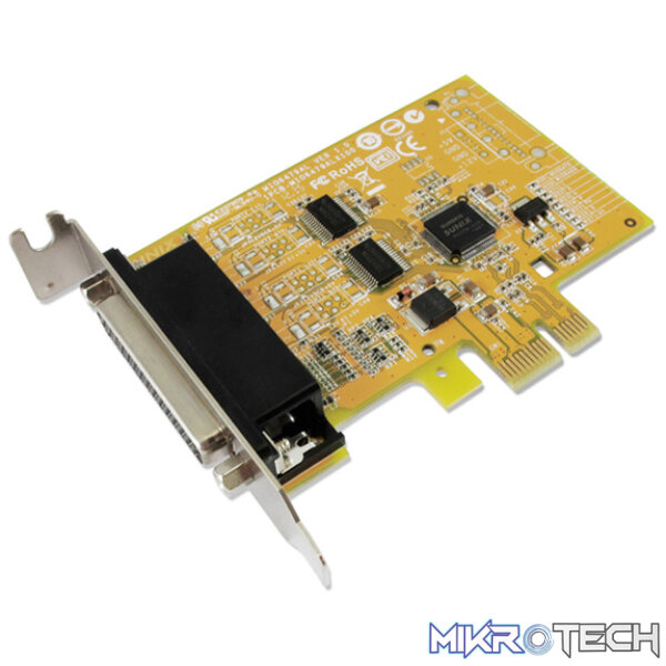 MIO6479HL Sunix Mio6479HL 2-port RS-232 & 1-port Parallel High Speed PCI Express Low Profile Multi-I/O Board - Image 1