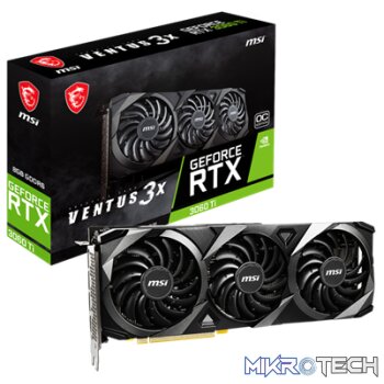MSI Nvidia GeForce RTX 3060 TI Ventus 3X 8G OC LHR Graphics Card