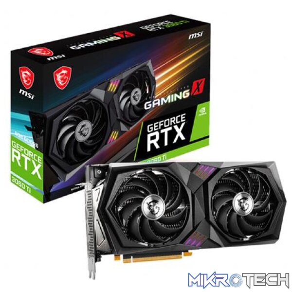 MSI Nvidia GeForce RTX 3060 Ti GAMING X 8G LHR Graphics Card MSI Nvidia GeForce RTX 3060 Ti GAMING X 8G LHR Graphics Card