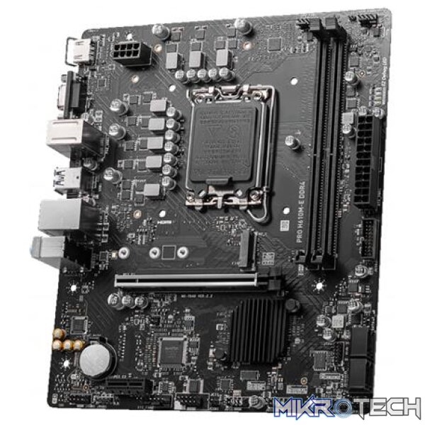 MSI PRO H610M-E DDR4 LGA1700 Motherboard - Image 2