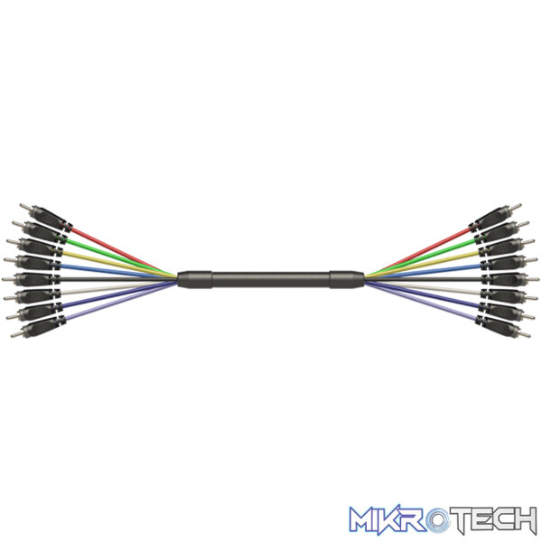 MUC009L6_1 Roxtone - 9M Signal Lead 8 Rca M - 8 Rca M - Image 1