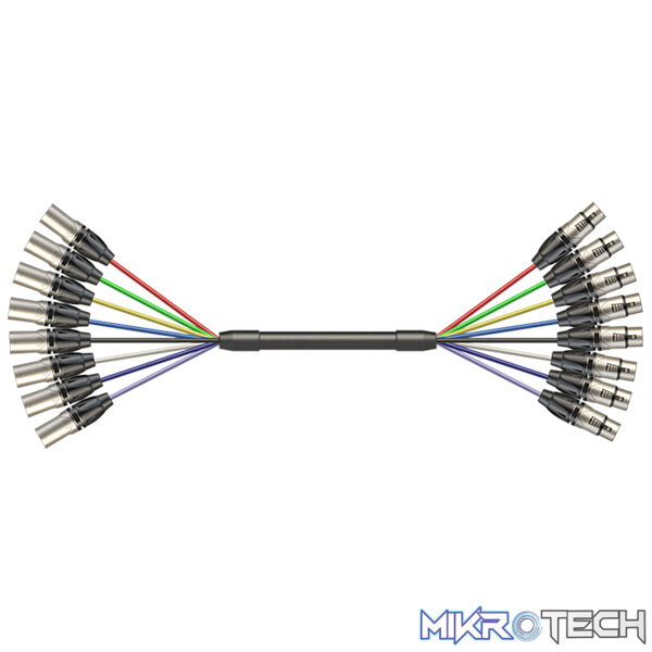 MUC840L6 Roxtone - 6M 8:8 Xlr Extension - Image 1