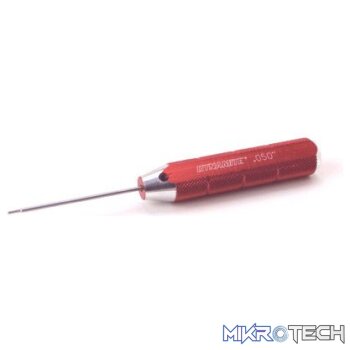 Machined Hex Driver Red: .050in