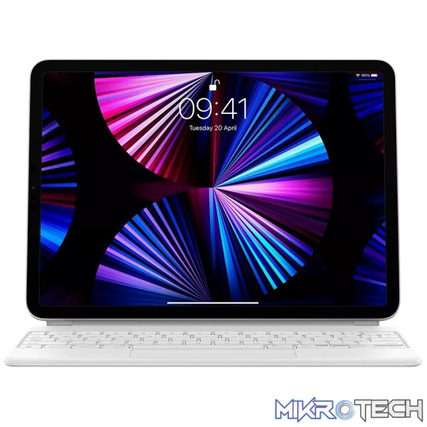 Apple Magic Keyboard for iPad Pro 11-inch G3 and iPad Air G4 International English White MJQJ3Z/A - Image 2
